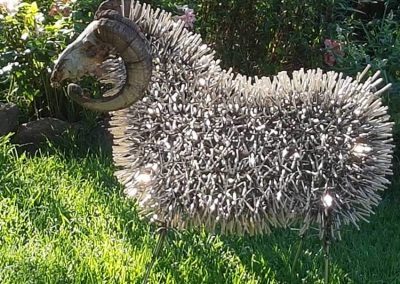 sheep-stainless-steel-nature-in-metal